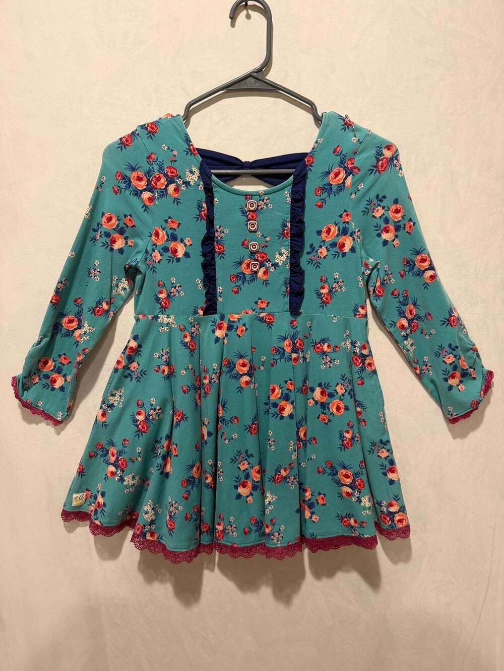 Wildflowers Clothing Girls Forget Me Not Floral Long Sleeve